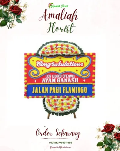 Bunga Papan Congratulation di Pegagan